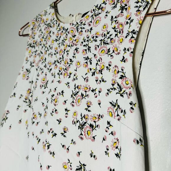 Giambattista Valli Short Sleeve Daisy Print Floral Lace Sheath Dress Size XS - Picture 12 of 14